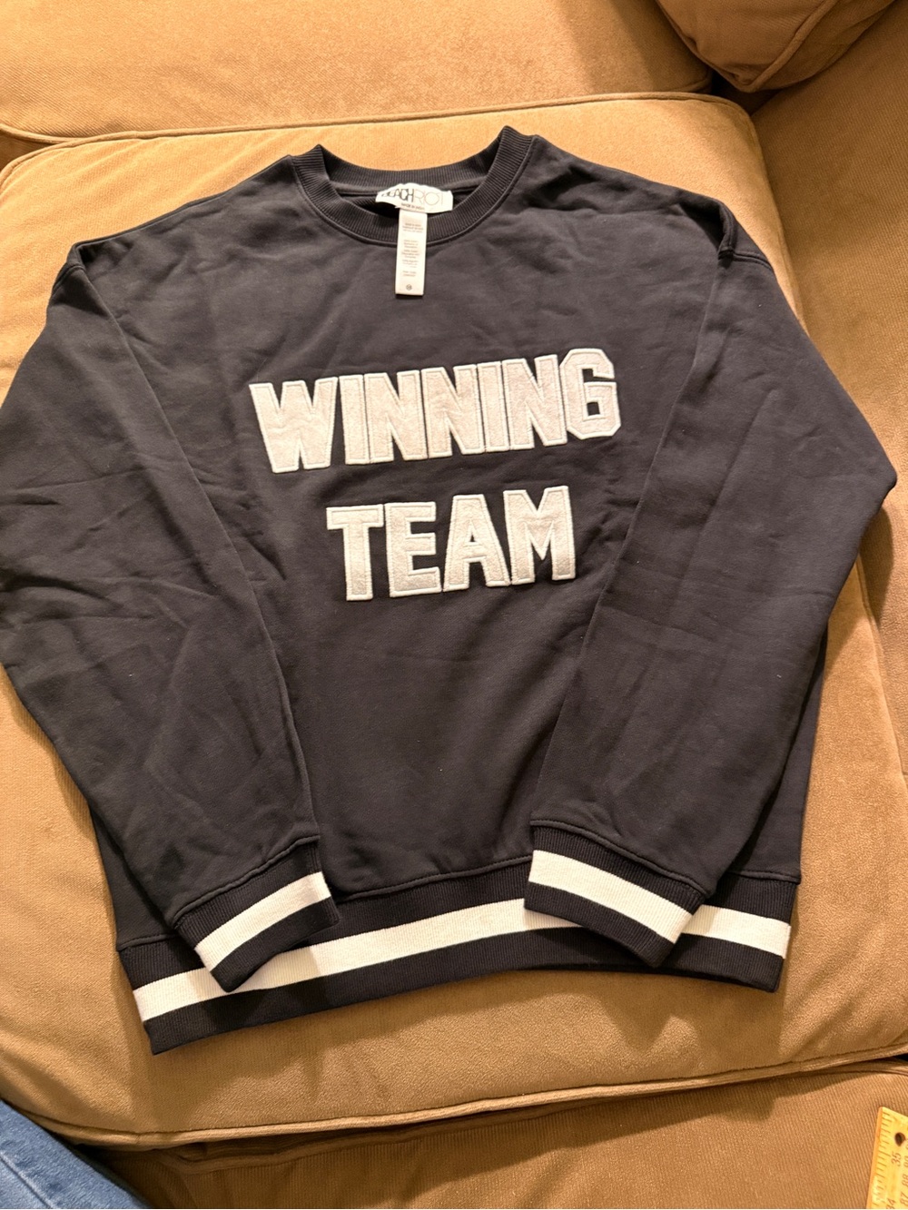 🏆 BEACH RIOT x ANTHROPOLOGIE “WINNING TEAM” SWEATSHIRT — NWOT 🏆